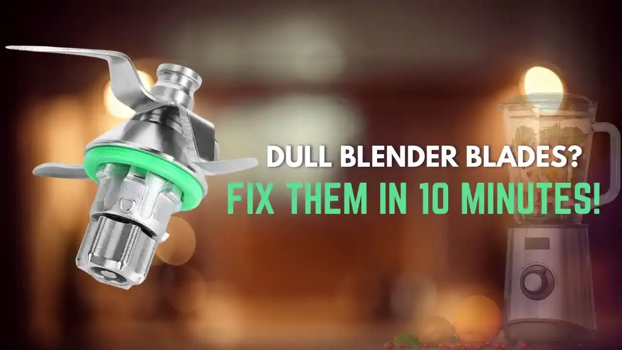 How to sharpen a blender blade