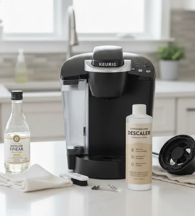 how to descale keurig coffee maker